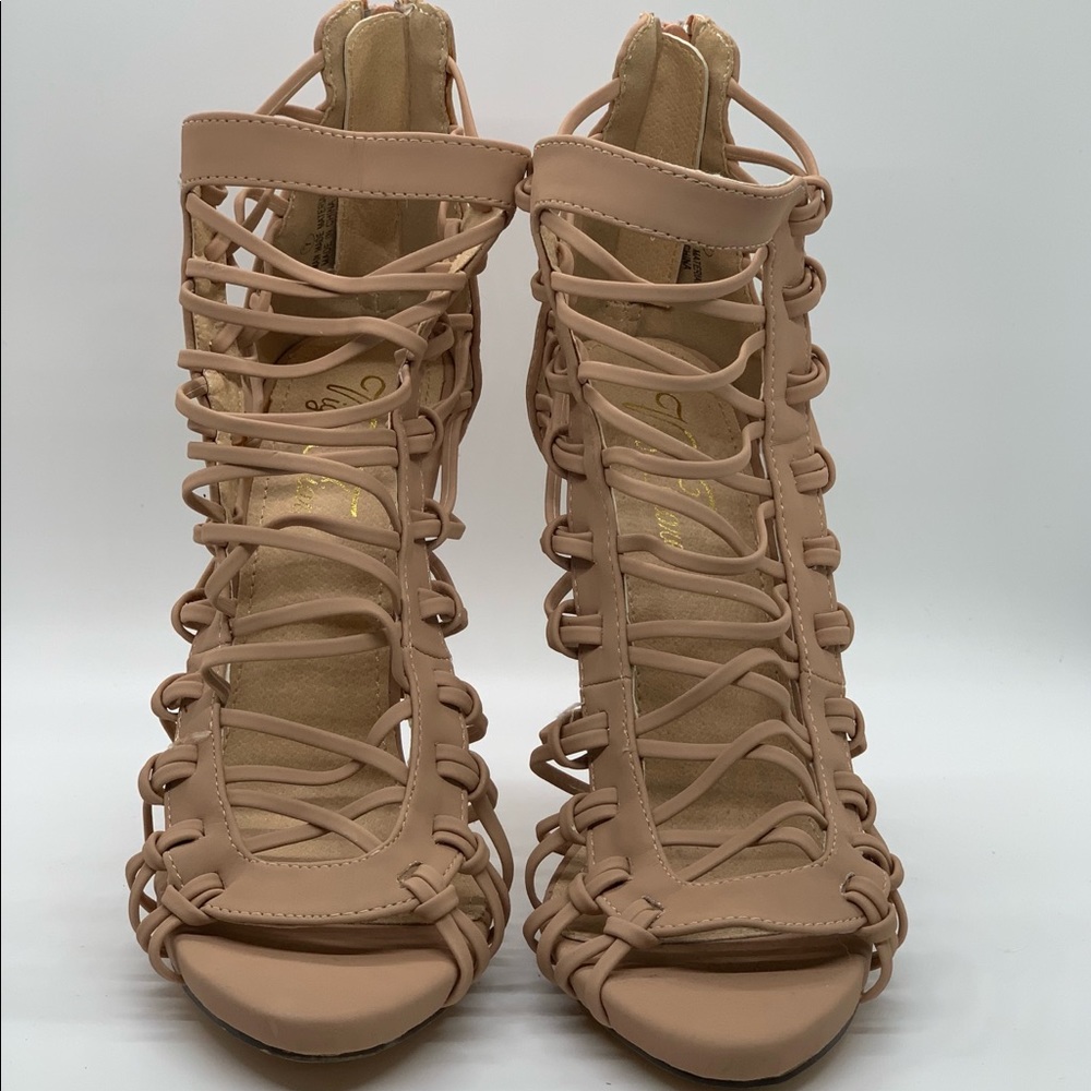 Strappy Nude Heel Size 7